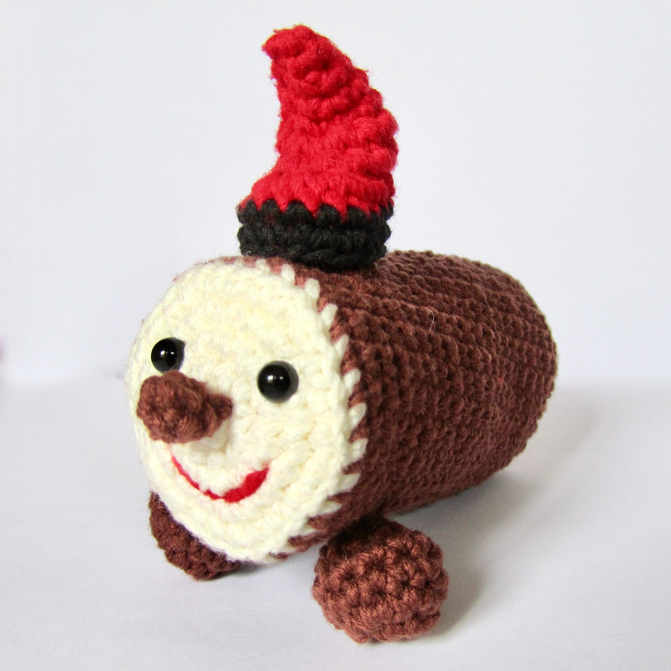 Tió de Nadal amigurumi
