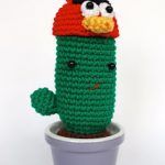 cactus de ganchillo con angry birds