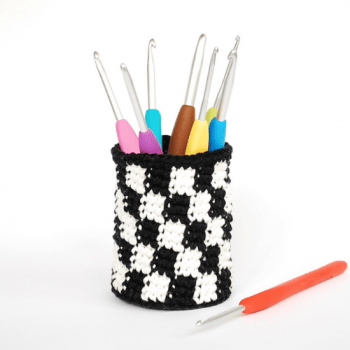 porta ganchillos para amigurumi