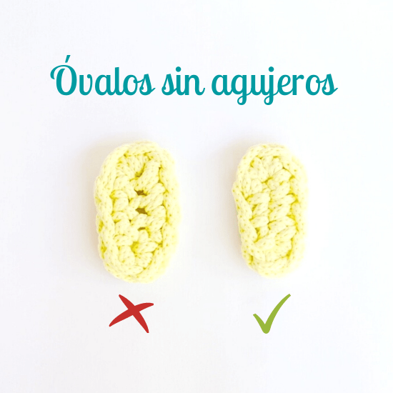 óvalos perfectos crochet