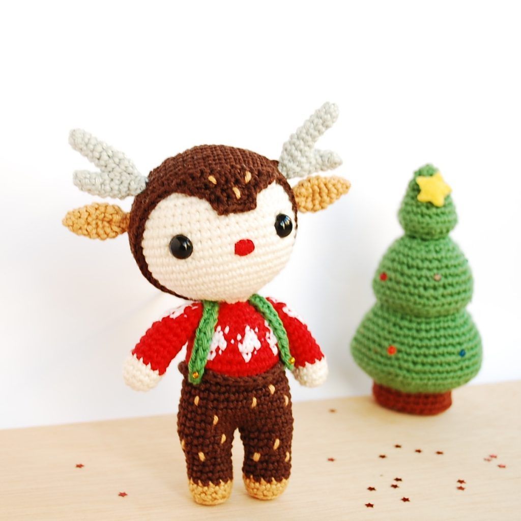 rudolph-reno-navidad-muñeco-crochet-amigurumi