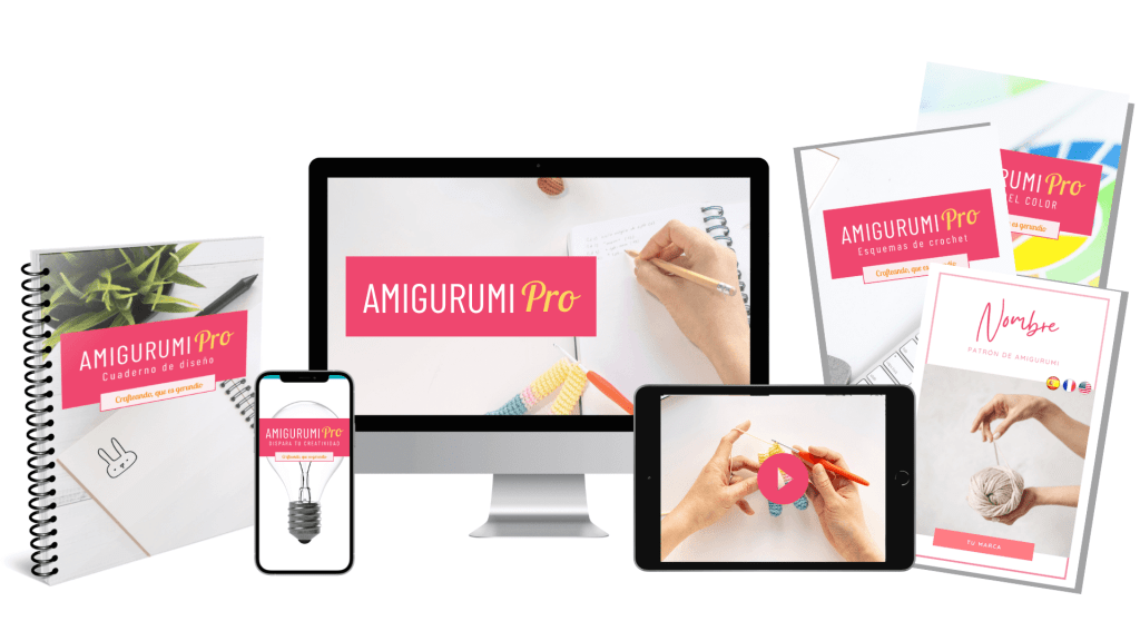 curso de diseño de amigurumis con bonus de regalo