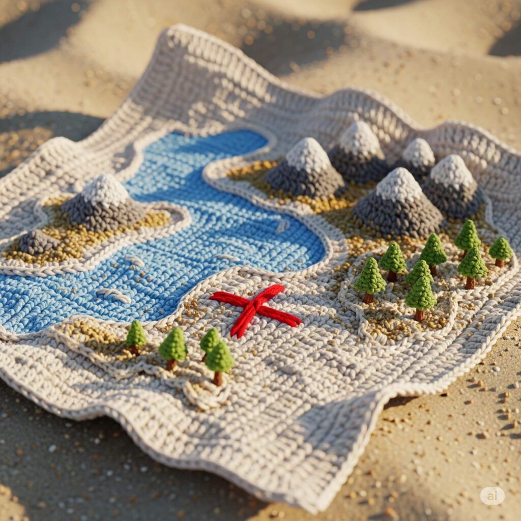 Mapa del tesoro hacia tu camino tejeril a través del ganchillo y el amigurumi. Aprende a tejer amigurumis